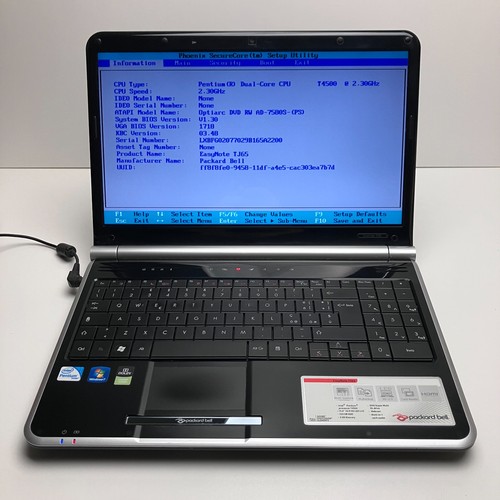Notebook packard bell easynote - packard,